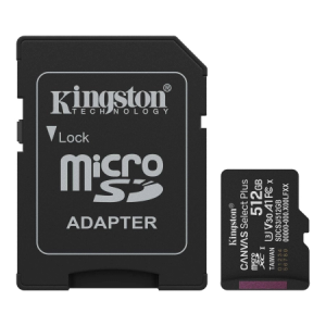 Kingston MicroSD Canvas Select Plus Memorijska kartica 512GB A1 Class10