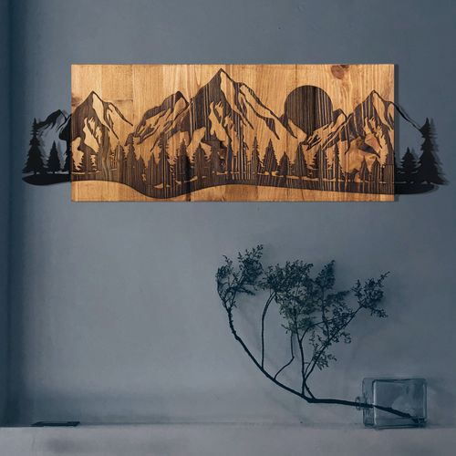 Wallity Zidna dekoracija drvena, Sundown slika 2
