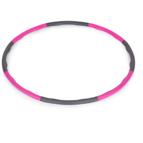 ModernHome hula hoop za vježbanje i masažu roza 90cm slika 3