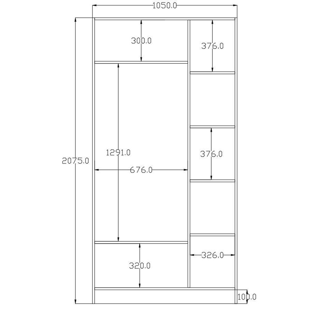 Ormar Rb-119-02 u Mat Bijeloj Boji slika 5