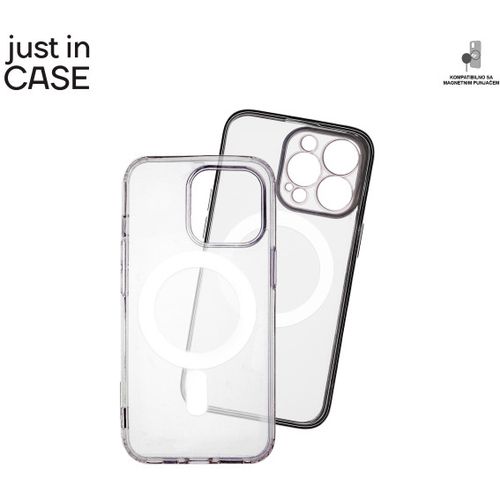 2u1 Extra case MAG MIX paket CRNI za iPhone 13 Pro slika 2