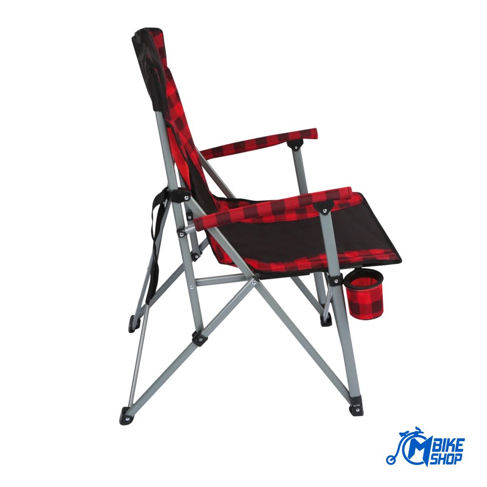 HUSKY Sklopiva stolica Moat Black/Red slika 3