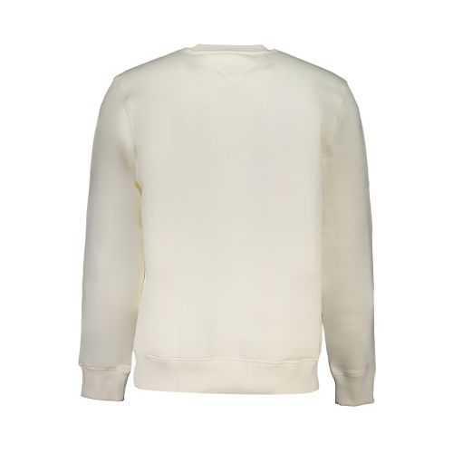 TOMMY HILFIGER MEN'S WHITE ZIPLESS SWEATSHIRT slika 2