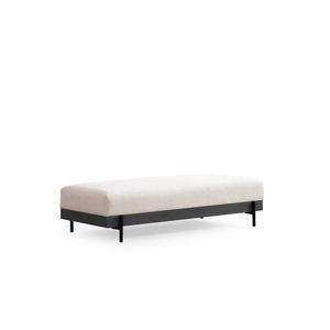 Atelier Del Sofa Tabure, Eti Black Pouffe - White