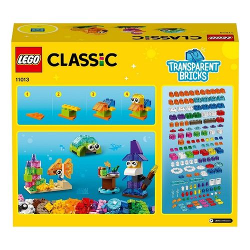 Lego 11013 Playset Classic Transparent Bricks slika 3