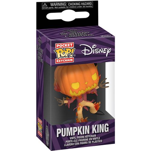 Pocket POP Disney Keychain Nightmare Before Christmas 30th Anniversary Pumpkin King slika 1