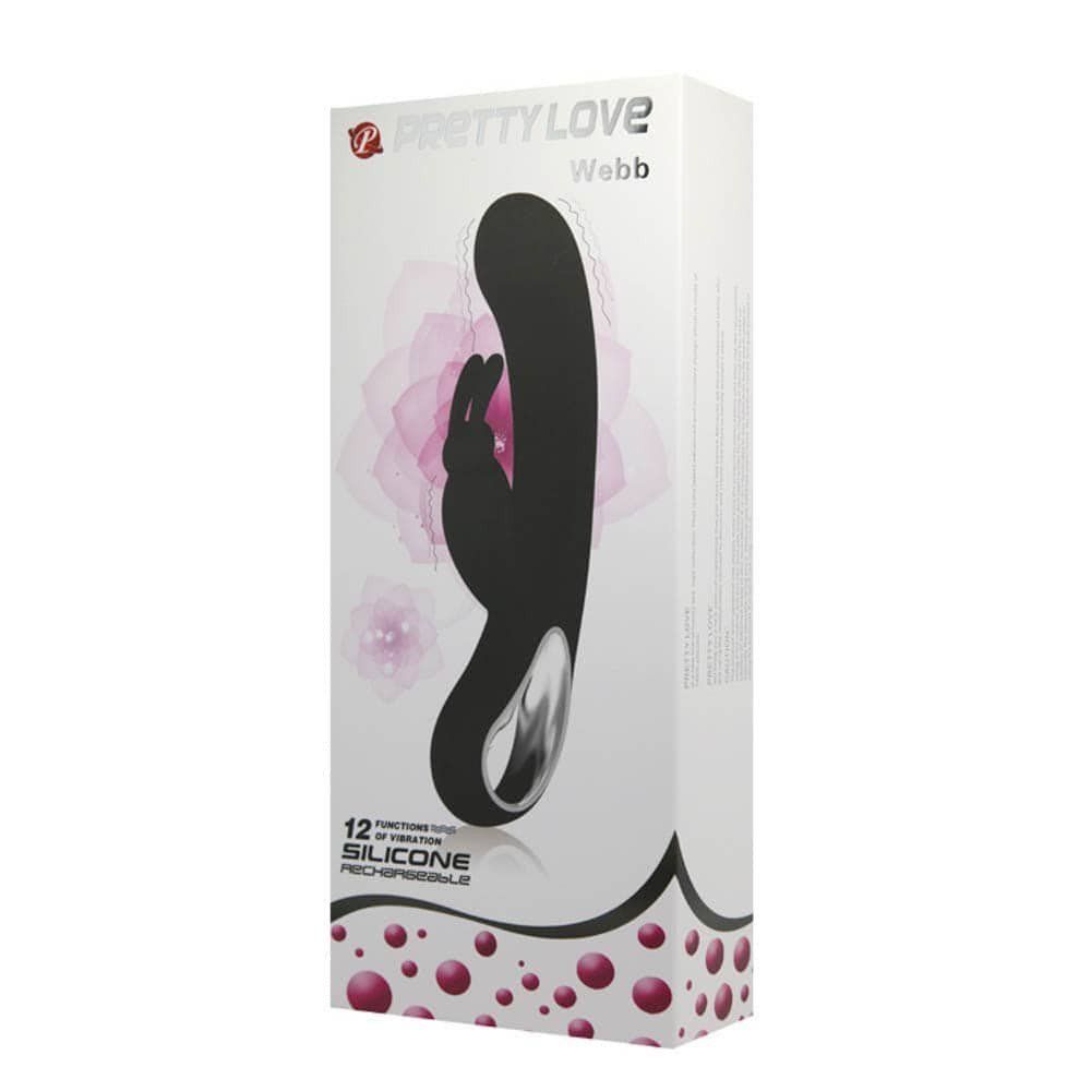 Vibrator Webb Black 21cm Pretty Love slika 3