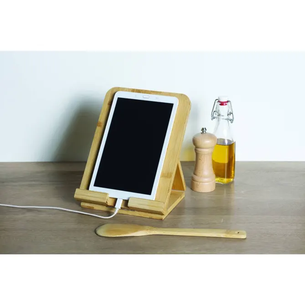 Five stalak za tablet bambus 26x20cm slika 2