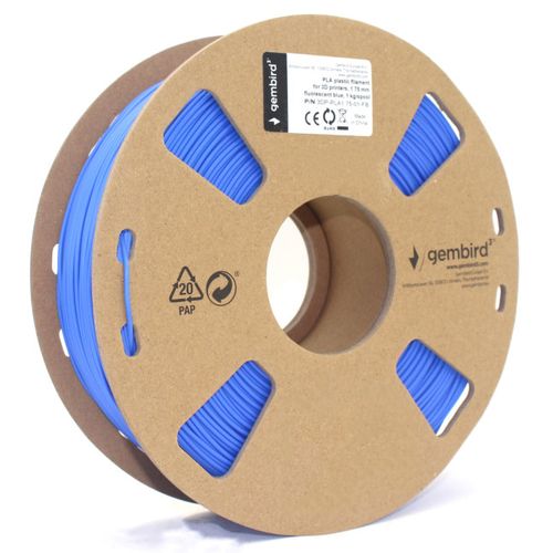 3DP-PLA1.75-01-FB PLA Filament za 3D stampac 1.75mm, kotur 1KG plamen sjajan Blue slika 4