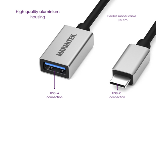 MARMITEK, USB adapter tipa C na USB-A slika 1