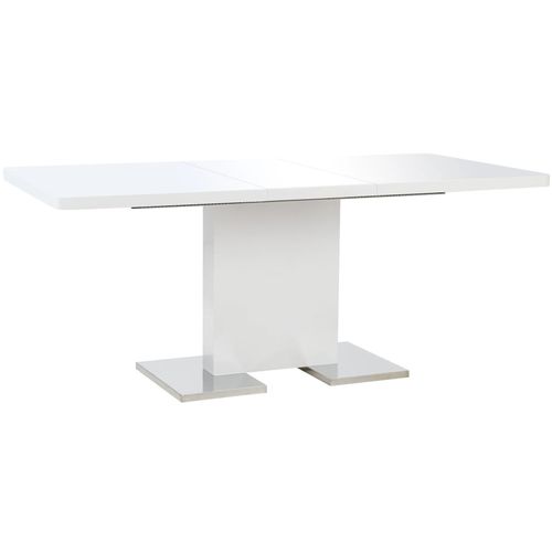 Produživi stol visokog sjaja bijeli 180 x 90 x 76 cm MDF slika 22