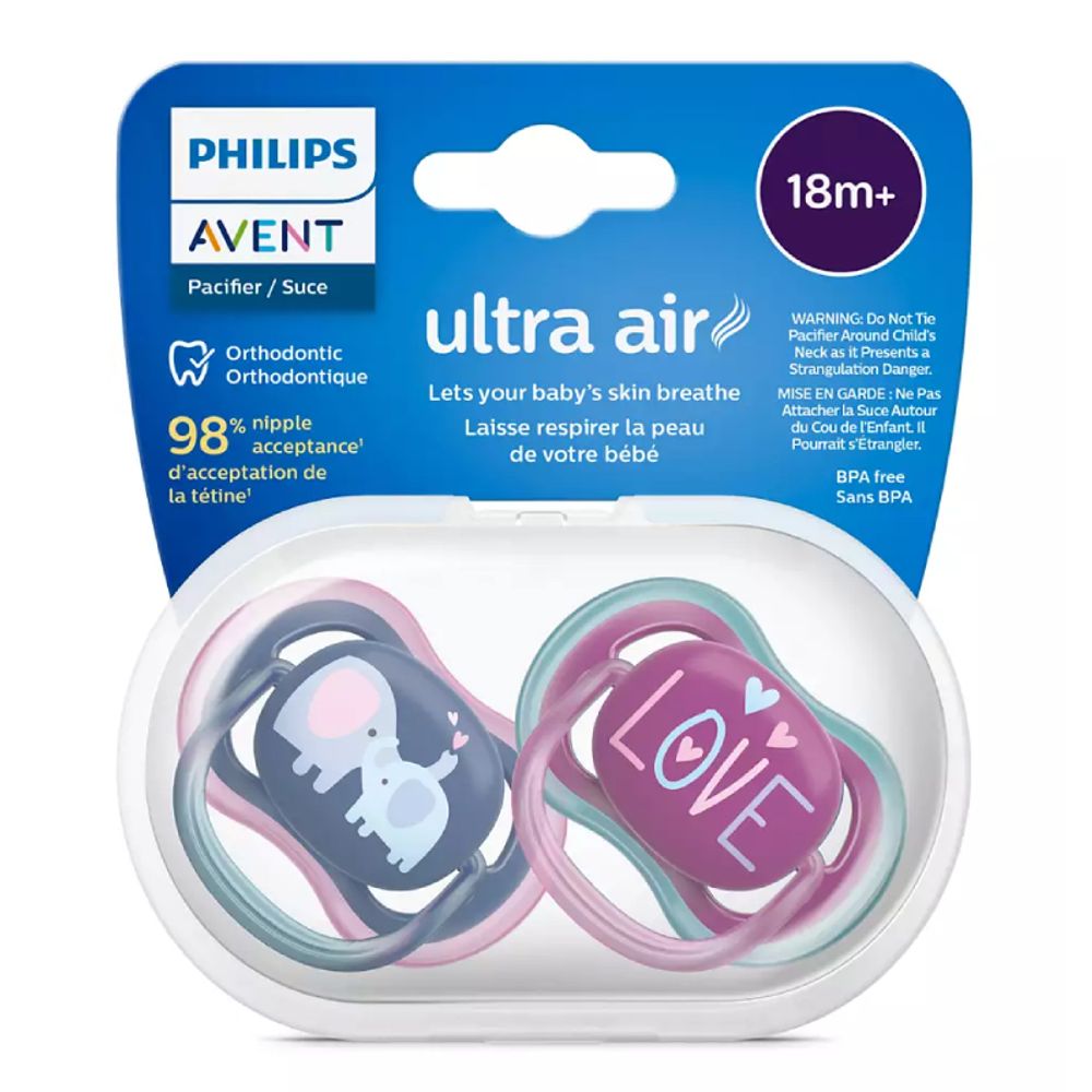 Philips Avent Duda varalica Ultra Air 18m+ Girl, 2kom slika 3