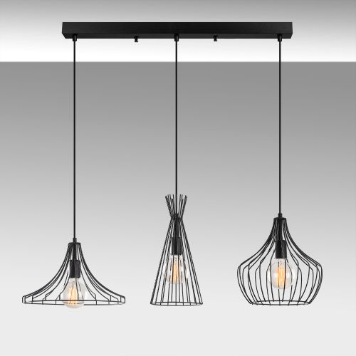 Mezopotamya - N-1287 Black Chandelier slika 3