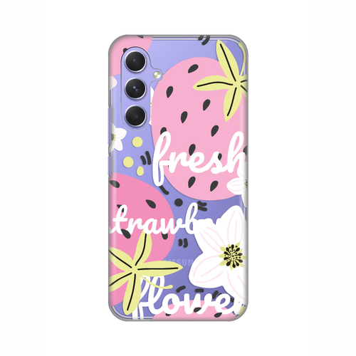 Torbica Silikonska Print Skin za Samsung A546B Galaxy A54 5G Fresh Pink slika 1