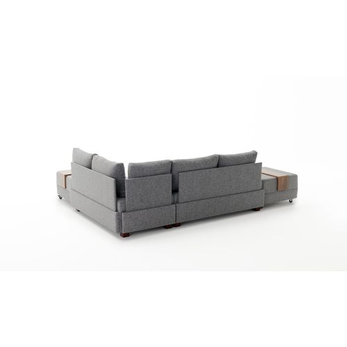 Atelier Del Sofa Kutna garnitura na razvlačenje BELLA SOFT, desna, siva, Fly Corner Sofa Bed Right- Grey slika 9