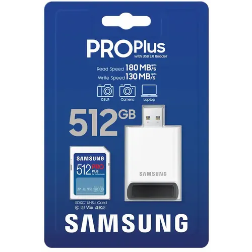 Memorijska kartica Samsung PRO Plus SDXC 512GB MB-SD512SB/WW slika 3
