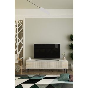 TV Stalak Corsa 120 - Bijela i Travertin