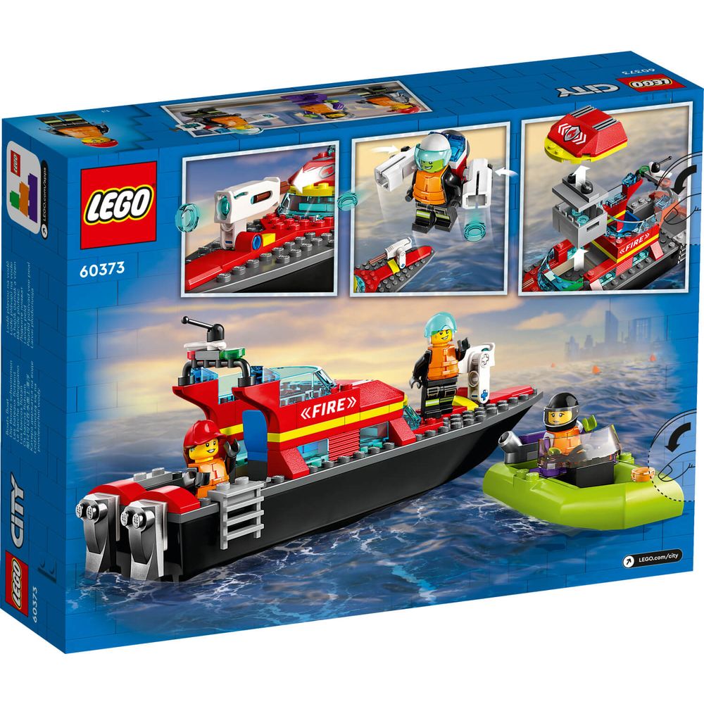 LEGO 60373 Vatrogasni spasilački brod slika 6