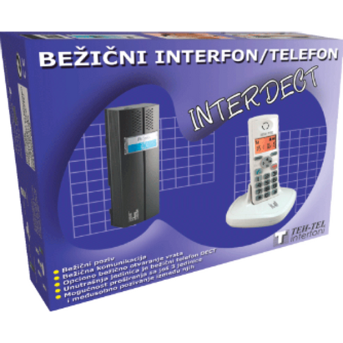 Teh-tel Bežični interfon sa telefonom  INTERDECT (CL-3622) slika 1