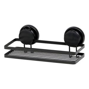 TENDANCE Vakum polica za tuš 12x25x11,5cm Crna