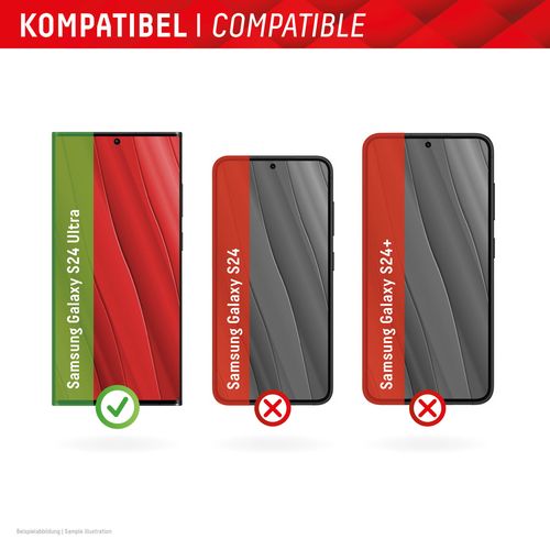 Zaštitno staklo DISPLEX Real Glass 2D + prozirna maskica za Samsung Galaxy S24 Ultra (01910) slika 7