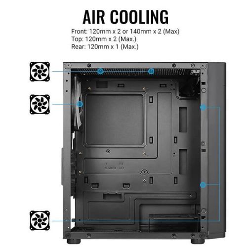 Kuciste AEROCOOL Hexform-G-BK-v1 ACCS-PV38013.11 slika 5