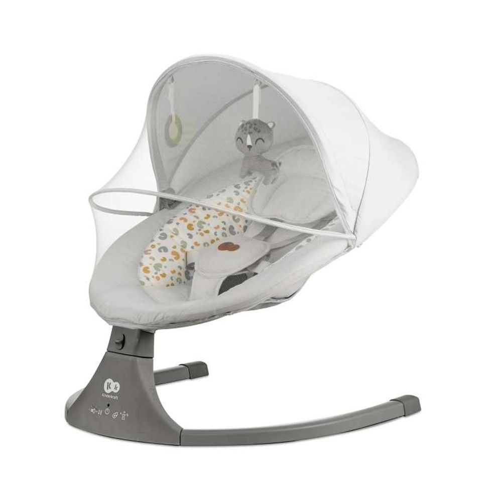 Kinderkraft Električna ležaljka Lumi2, Light Gray slika 1