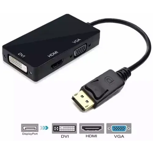 Adapter - Konverter Displayport - HDMI/VGA/DVI KT-D2HVD-59 Velteh slika 1