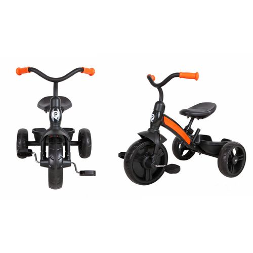 Qplay 3u1 tricikl Elite Plus crno-narančasti slika 6