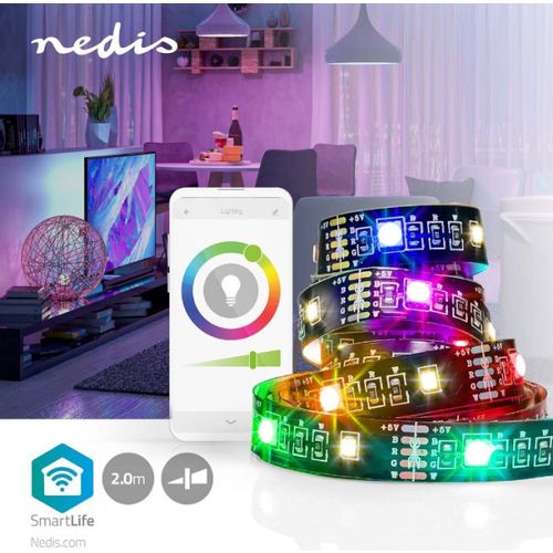 BTLS20RGBW RGB Led traka Bluetooth, Topla bela, SMD, 2m, IP20, 2700K, 380lm, Android/iOS slika 2