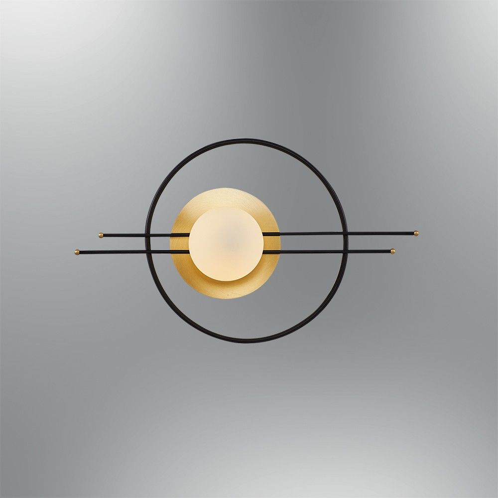 Zidna lampa L1222 - Crna slika 3