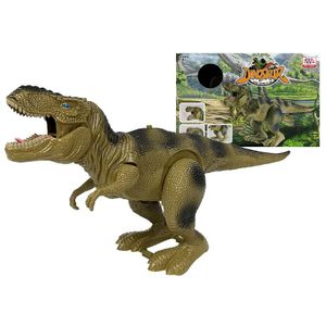 Dinosaur Tyrannosaurus Rex zeleni na baterije