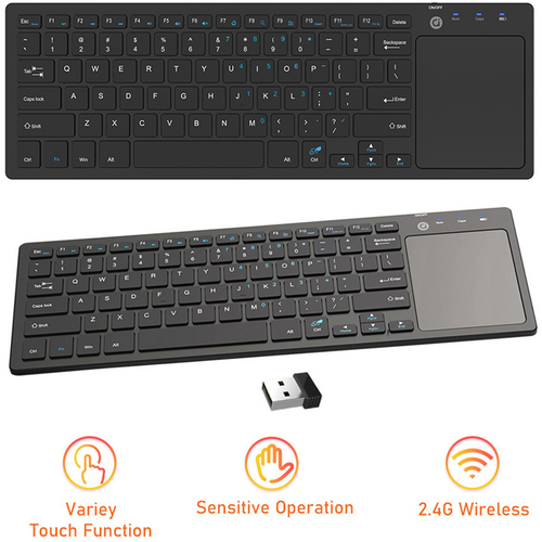 Tastatura Wireless sa touchpadom Asus KB001 crna slika 1