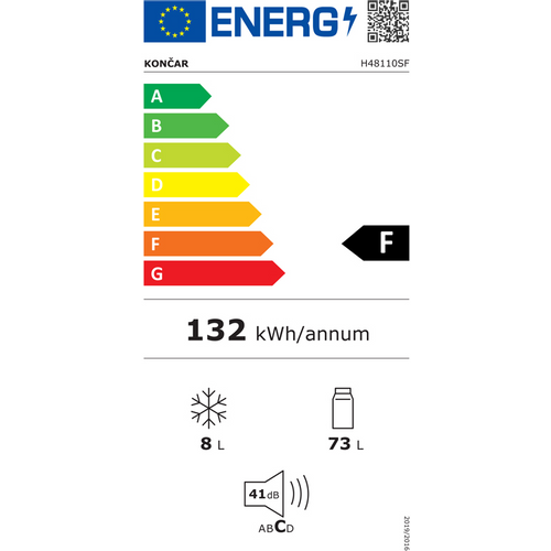 Končar hladnjak H48110SF slika 3