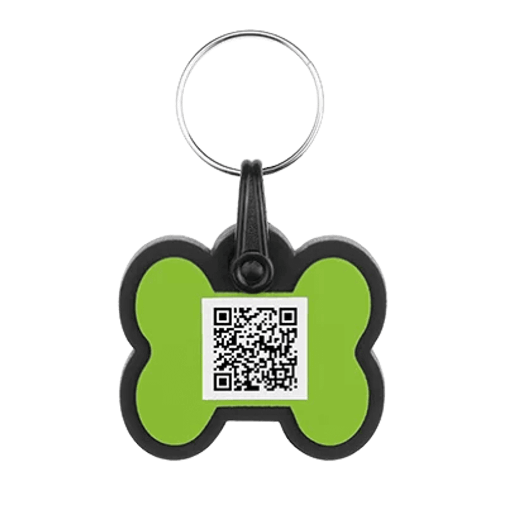 Pet ID privjesak za ogrlicu psa kost slika 1