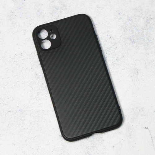 Maska Carbon fiber za iPhone 11 6.1 crna slika 1