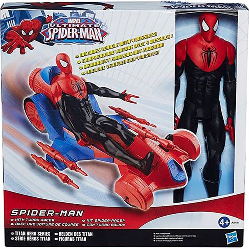 Marvel Titan Hero Series Spiderman figure + vehicle slika 2