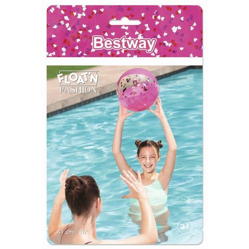 Lopta za plažu sa šljokicama - 41 cm Bestway 31050 slika 7