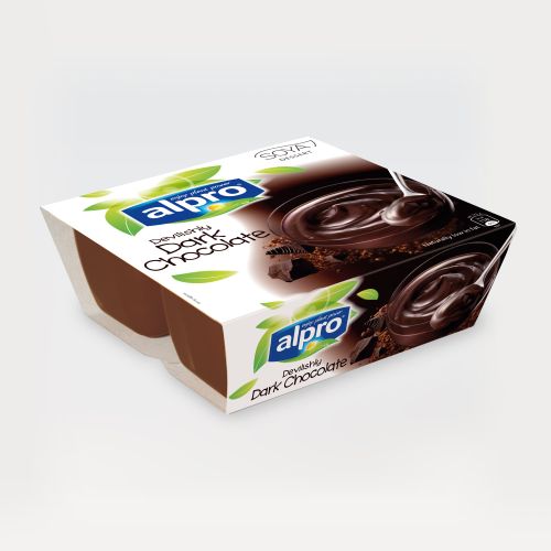 Alpro sojin desert tamna čokolada 125gx4 slika 1