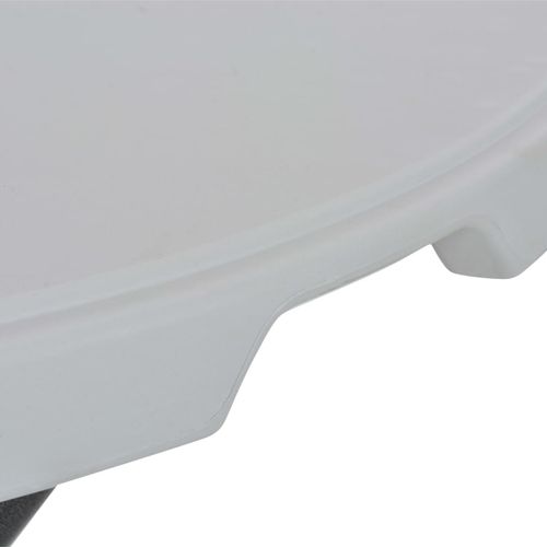 Sklopivi barski stol bijeli 80 x 110 cm HDPE slika 16