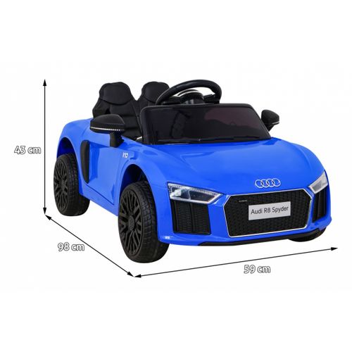 Licencirani auto na akumulator Audi R8 - plavi slika 2