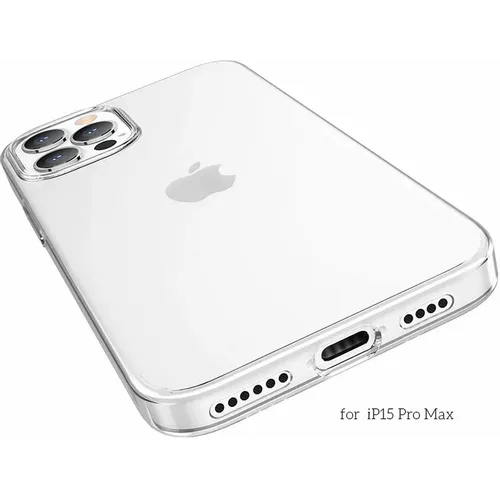 HOCO Light serija TPU maska za IPHONE 15 PRO MAX prozirna slika 2