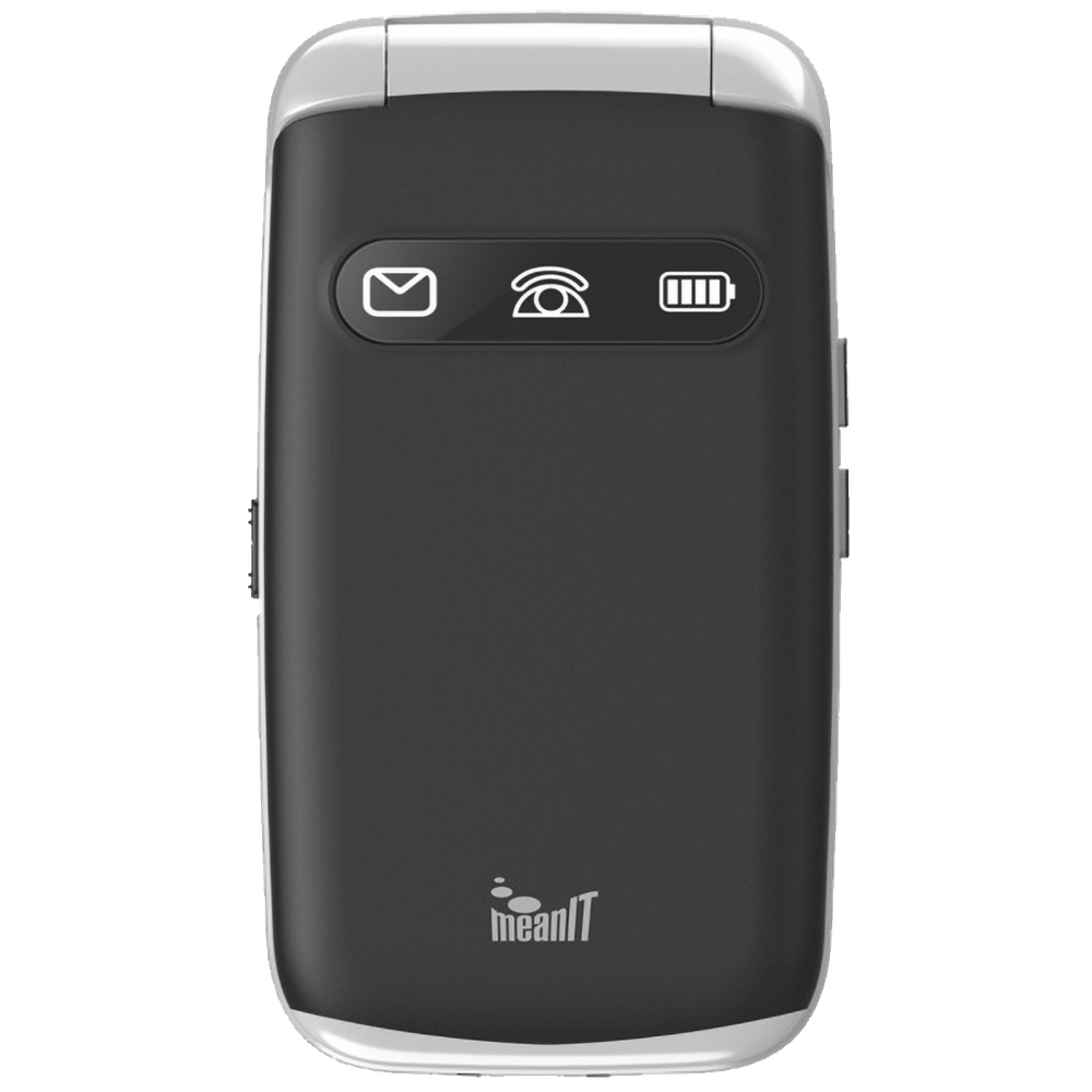 MeanIT Telefon mobilni, 2.8" ekran, Dual SIM, SOS tipka - SENIOR FLIP MAX Black slika 3
