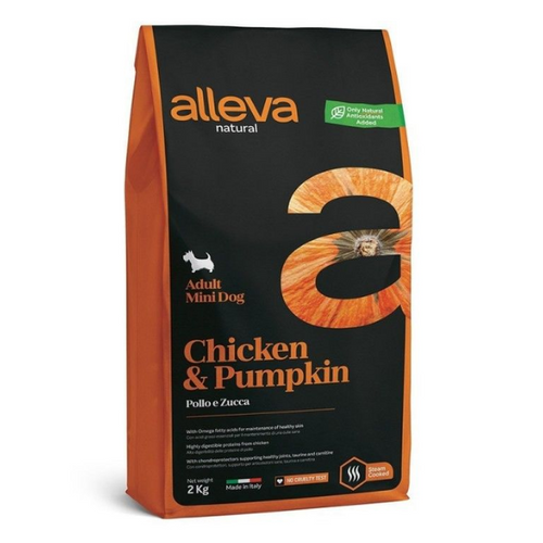 Alleva Natural Dog Adult Chicken &amp; Pumpkin Mini 12 kg slika 1