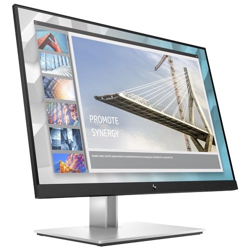 HP 9VJ40AA 24'' IPS AG WUXGA 1920x1200@60Hz, 16:10, 1000:1, 5ms, 250 cd/m², 178°/178°, 1 VGA; 1 USB Type-B; 1 HDMI 1.4; 1 DisplayPort 1.2; 4 USB 3.1, Tilt, Pivot, Swivel, Height, VESA, Silver/Black, 3yw, HP E24i G4 slika 2