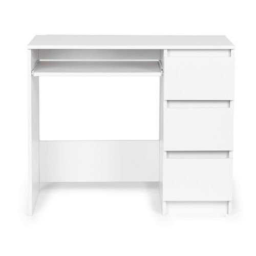 modernhome radni stol - bijeli 90x45 cm slika 5