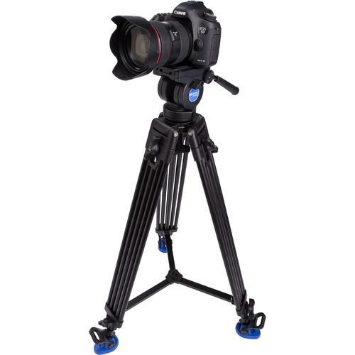 Stativ Benro Al Dual-Tube 3-sect Tall tripod w/ K5 Video hd slika 10