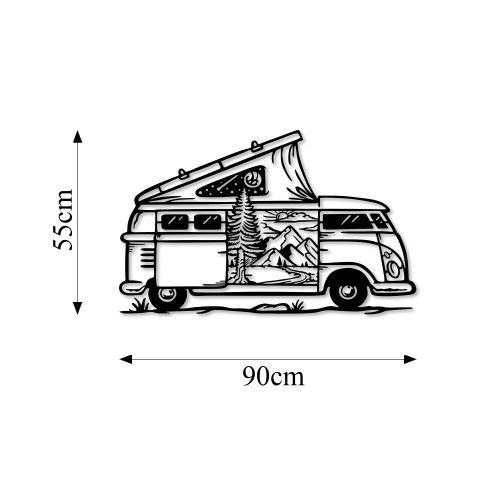 Wallity Metalna zidna dekoracija, Caravan slika 5