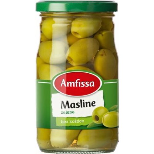 Amfissa Masline zelene bez koštice 300g slika 1