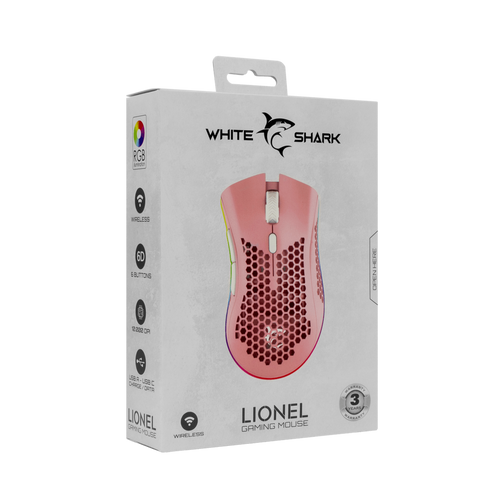 WS WGM 5012 LIONEL, Whireless Mouse Pink slika 5